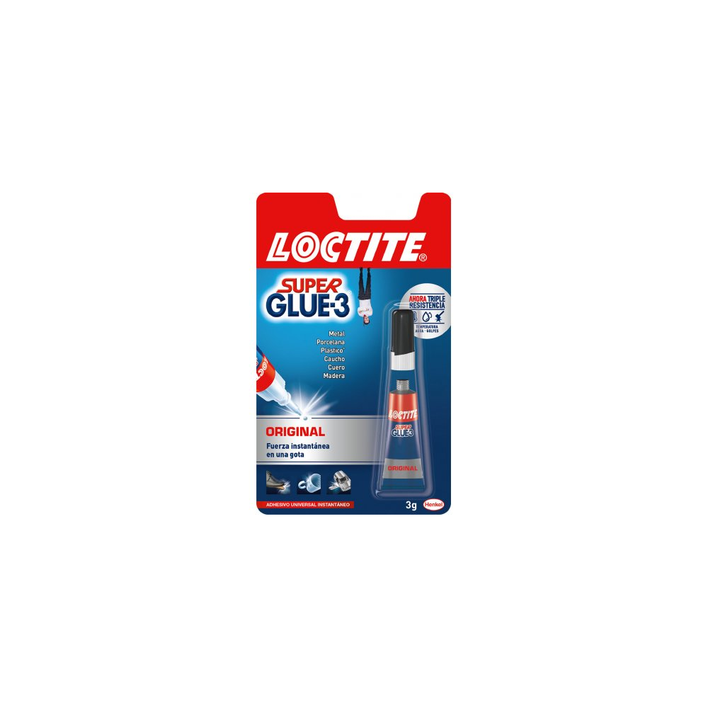 Pegamento loctite 3gr (super glue 3)