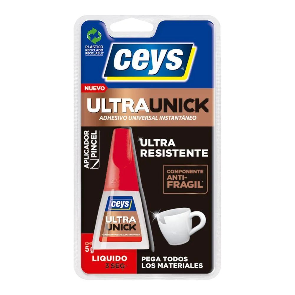 Adhesivo  universal instantáneo ultraunick pincel 5gr