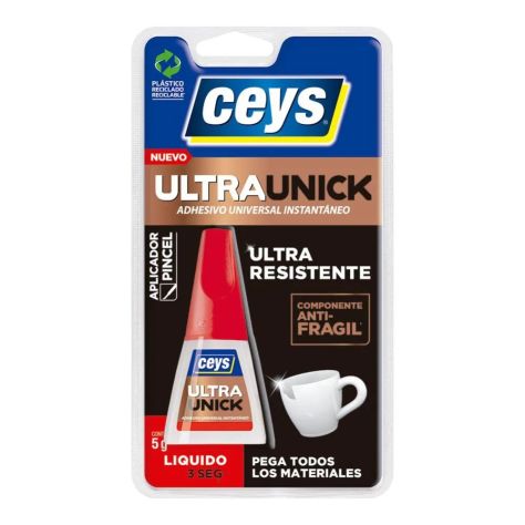 Adhesivo  universal instantáneo ultraunick pincel 5gr