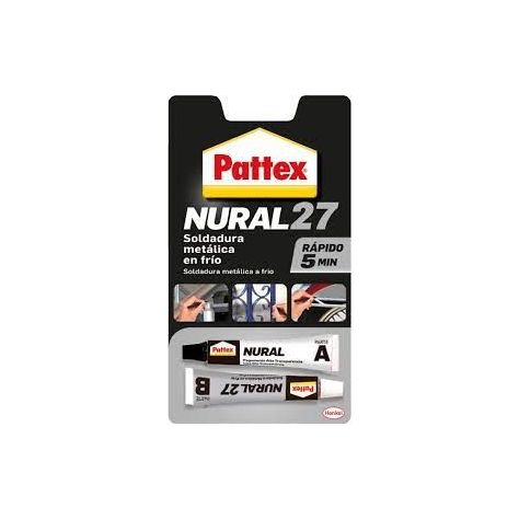 Adhesivo de soldadura en frío pattex nural 27 22 ml