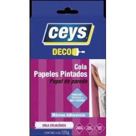 Cola papel pintado transparente 125grs ceys empapelar