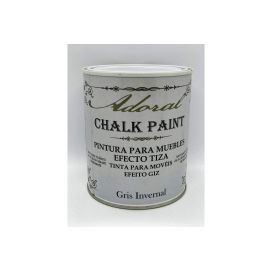 Pintura efecto tiza chalk paint gris invernal
